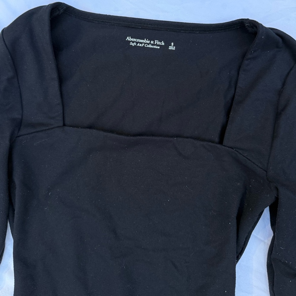 Abercrombie and Fitch bodysuit square neck long sleeve size small